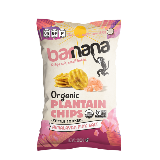 (6 Pack) Pink Salt Plantain Chips 2oz.