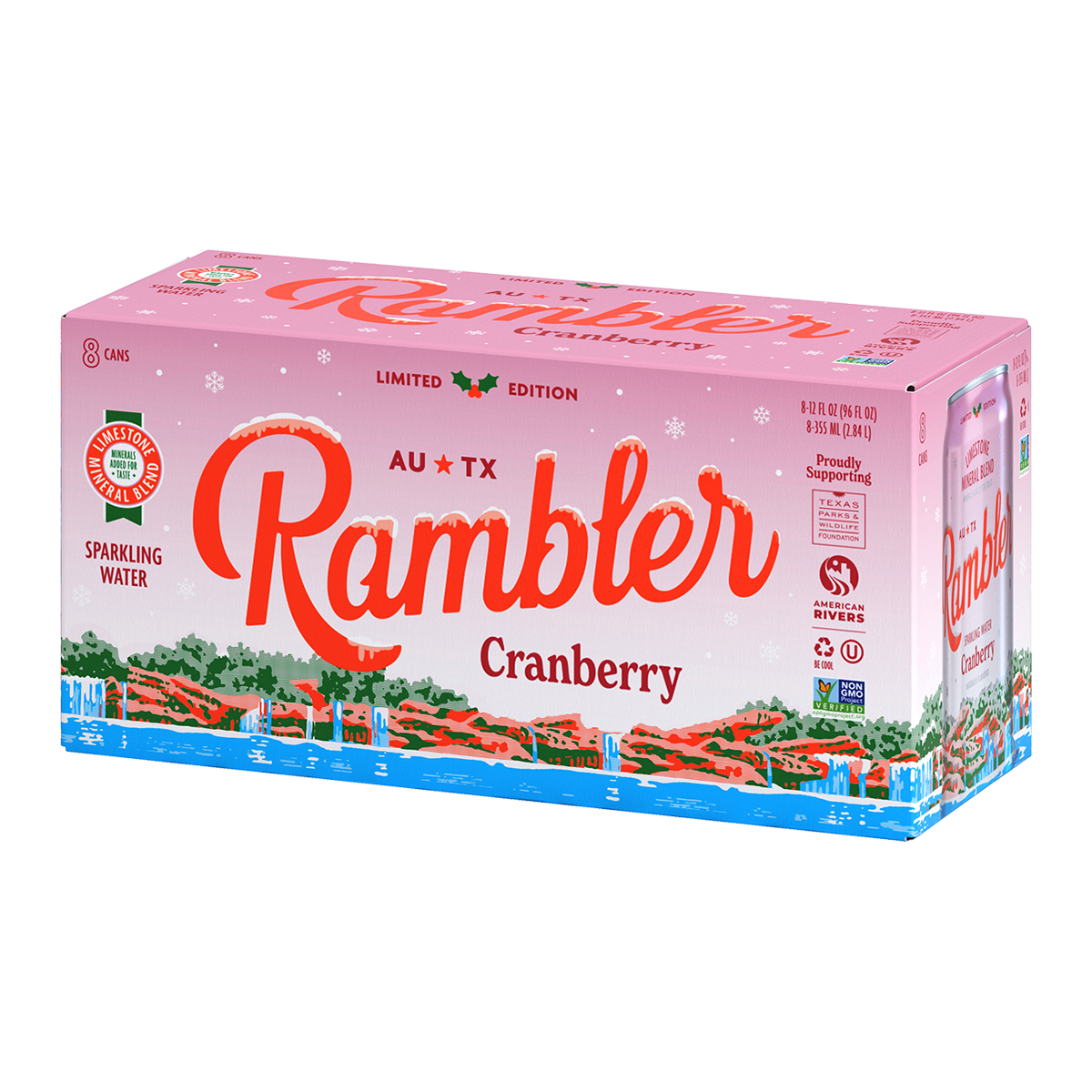 Cranberry Sparkling Water 8 Pack
