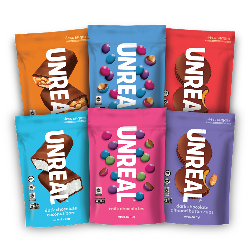 UNREAL - Complete Variety Pack (6 Bags, 1 of Each Flavor)