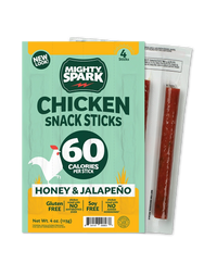 Mighty Spark Honey & Jalapeño Chicken Snack Sticks