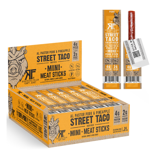 Righteous Felon Street Taco Pork Stick Minis 0.5oz (24ct)