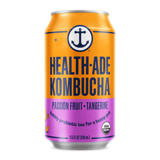 Health-Ade Kombucha in Cans — Passion Fruit-Tangerine (12-pack, 11.5oz)