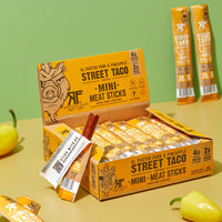 Righteous Felon Master Case Street Taco Pork Stick Minis 0.5oz (288ct - 12x/24ct)