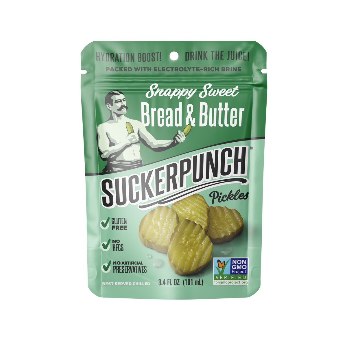 SuckerPunch Bread & Butter Pickle Chips Box - 180 Packs