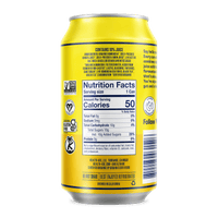 Health-Ade Ginger-Lemon Kombucha can, right side