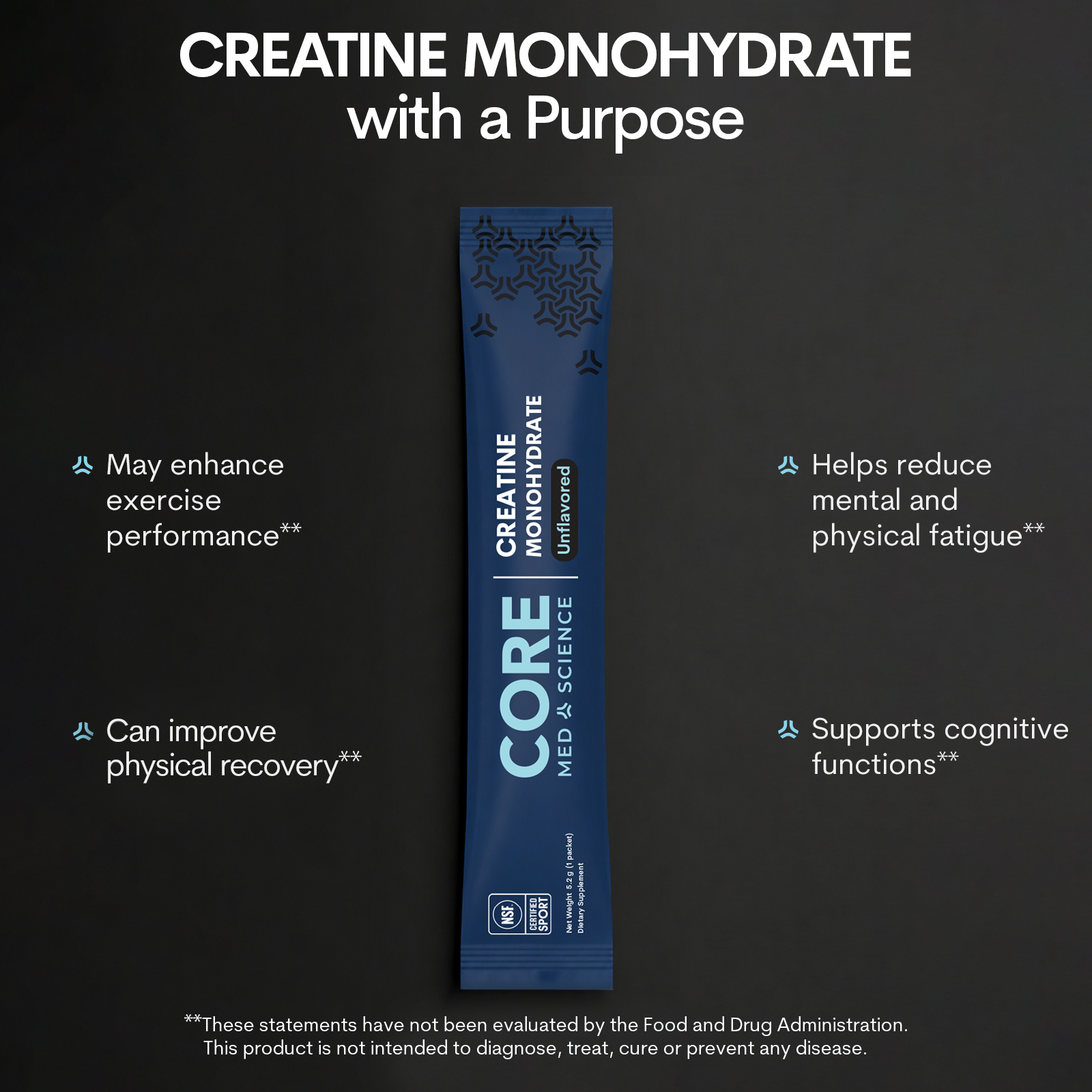 Creatine Monohydrate (45 Single-Serve Stick Packs) (Wholesale)