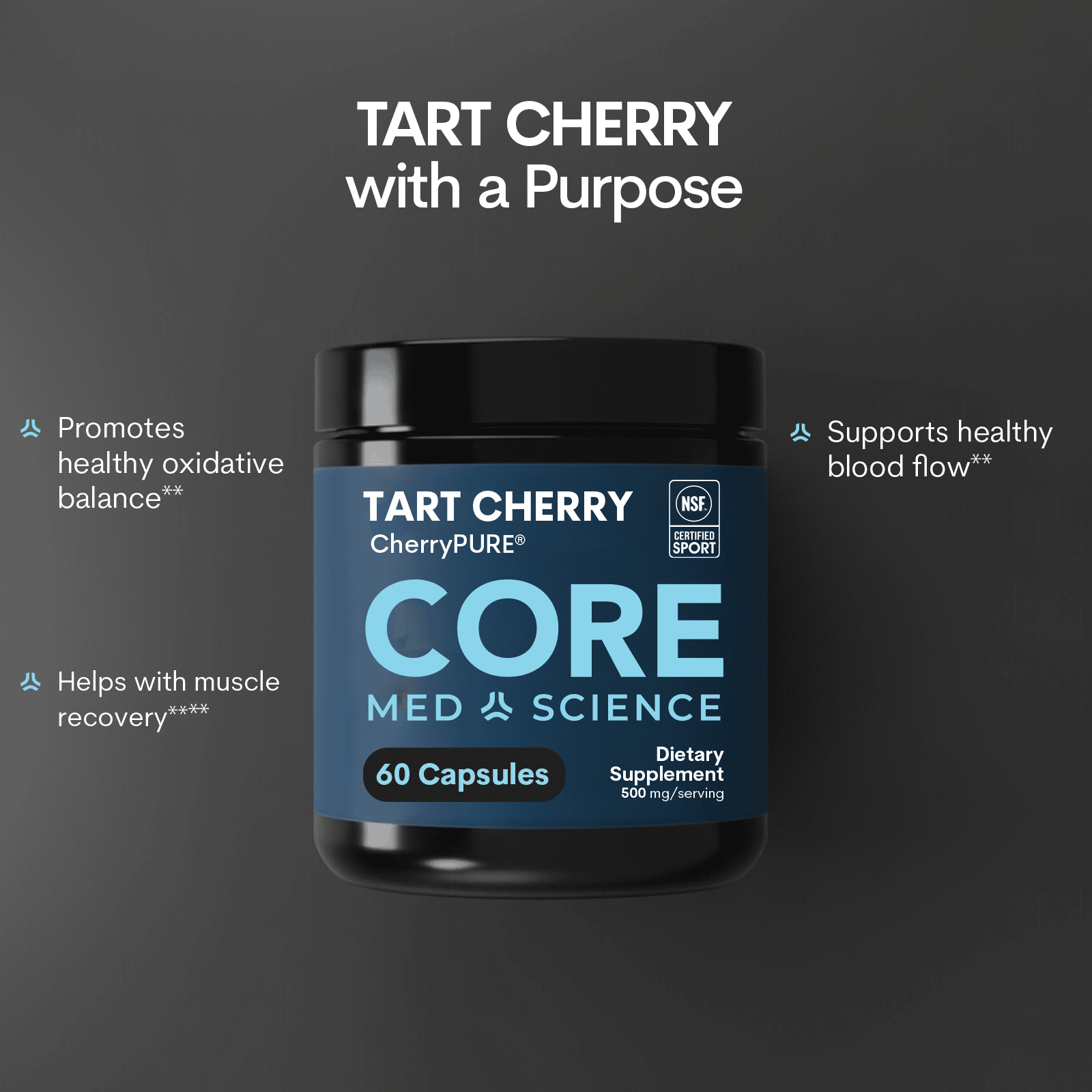 Tart Cherry: Bottle (60 Count) (Wholesale)
