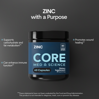 Zinc Bottle 60 CT Capsules