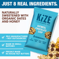 Kize Bar - Oatmeal Chocolate Chip (10 Pack)