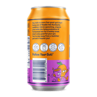 Health-Ade Passion Fruit-Tangerine Kombucha can, left side