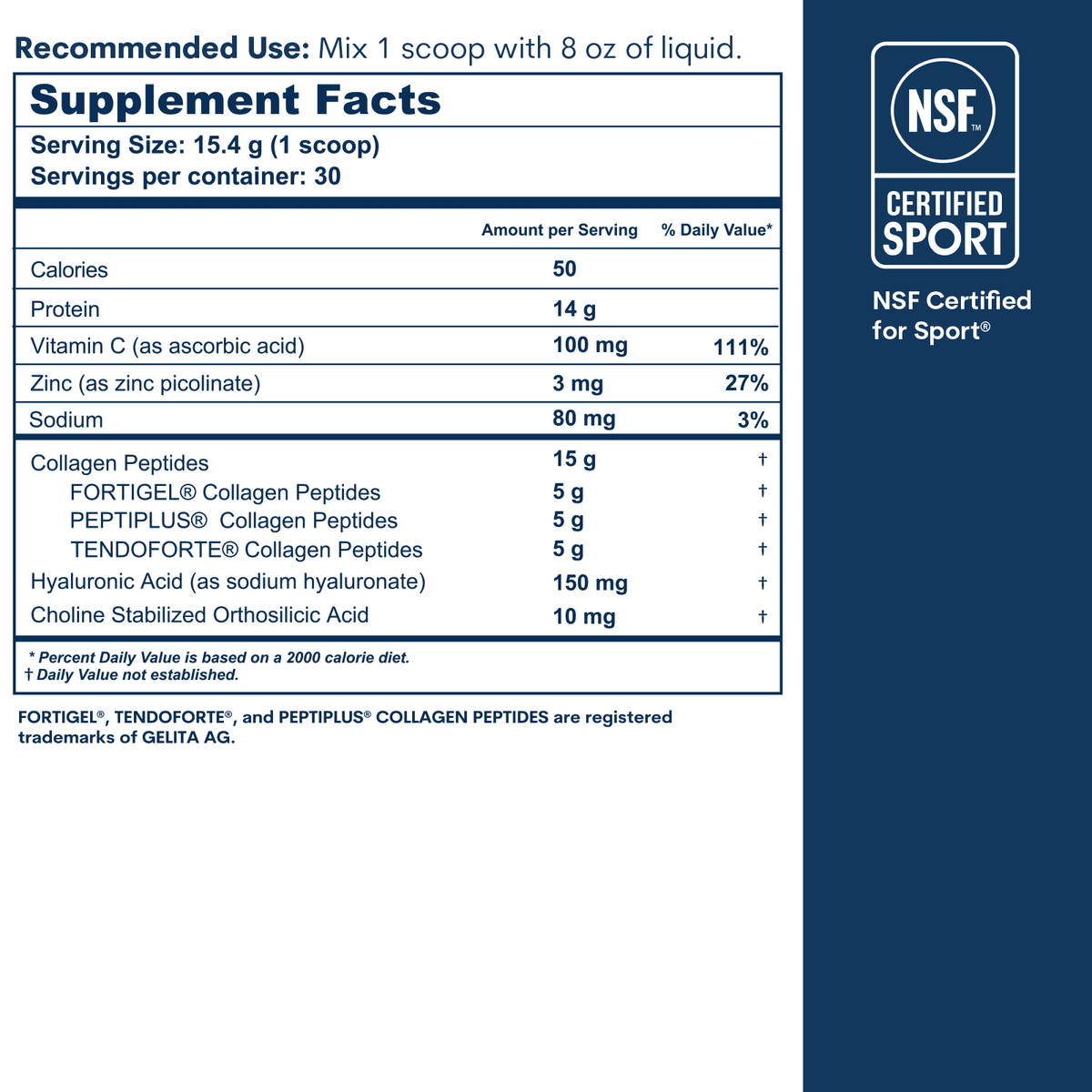 Collagen Peptides Powder Unflavored