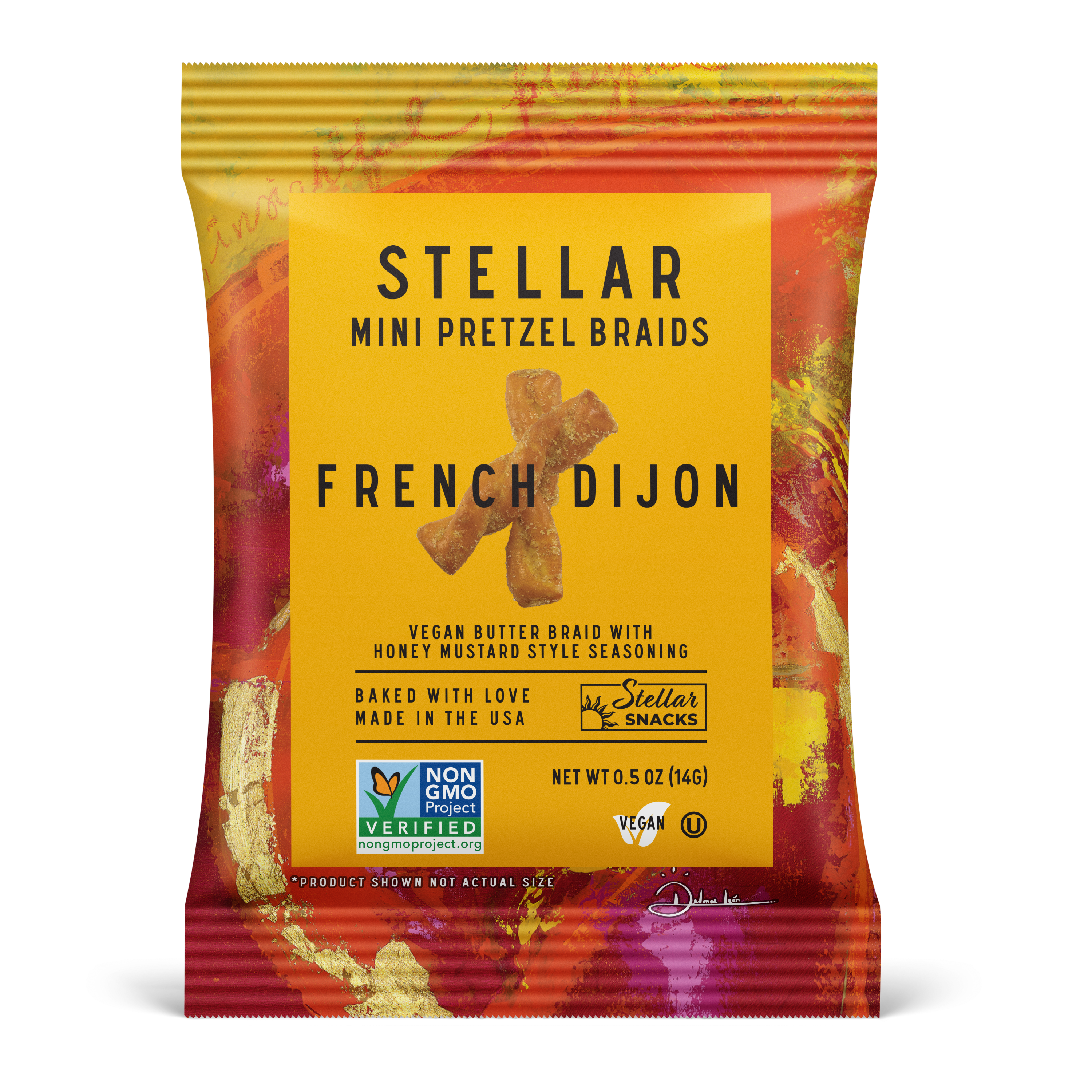 Stellar Pretzel Braids French Dijon 0.5oz 500-Pack (PS)