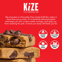 Kize Bar - Chocolate Chip Cookie (10 Pack)
