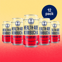 Health-Ade Pink Lady Apple Kombucha 12-pack of cans