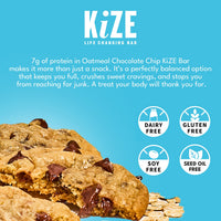Kize Bar - Oatmeal Chocolate Chip (10 Pack)