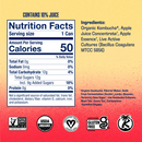 Health-Ade Pink Lady Apple Kombucha can nutrition facts and ingredients panel