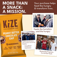 Kize Bar - Peanut Butter Chocolate Chip (10 Pack)
