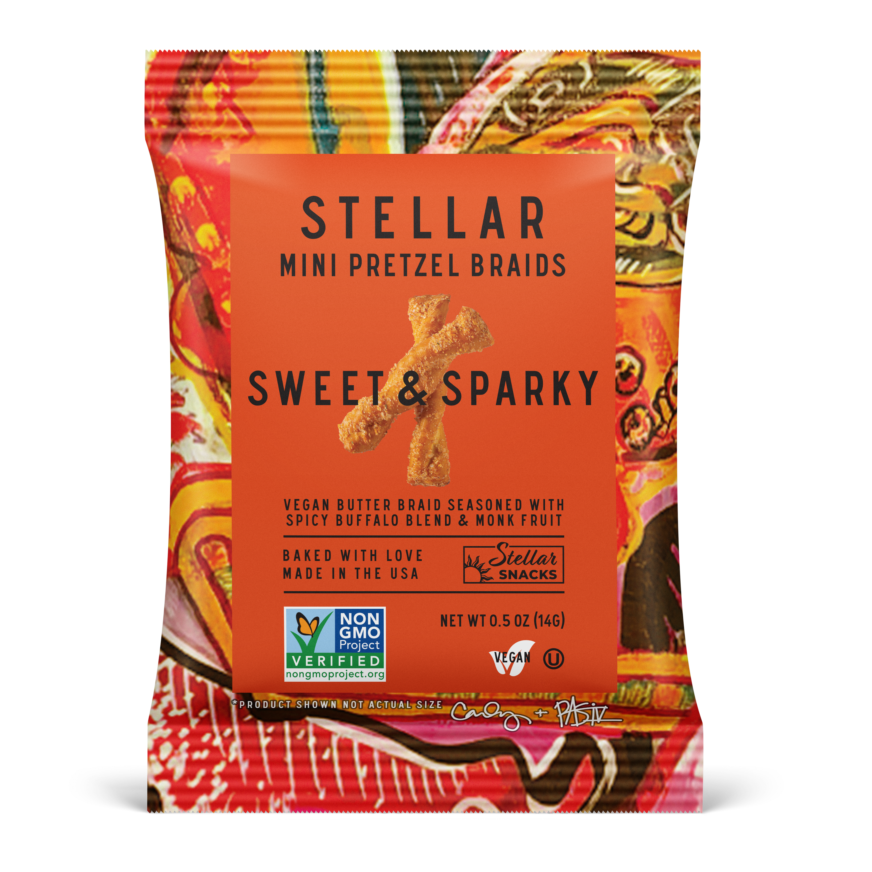 Stellar Pretzel Braids Sweet & Sparky 0.5oz 75-Pack (PS)