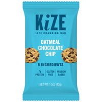 Kize Oatmeal Chocolate Chip, Protein Snack Bar, 1.5oz, 20 bars