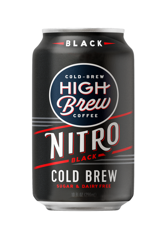 High Brew Nitro Black Cold Brew 10 oz (12 Cans)