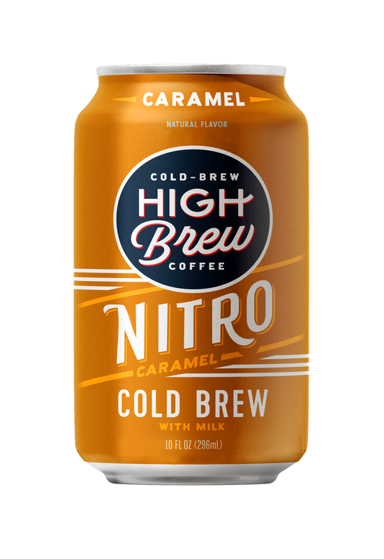 High Brew Nitro Caramel Cold Brew 10 oz (12 Cans)