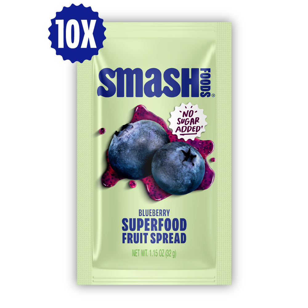 Blueberry Superfood Fruit Spread Single Serve | Box of 60