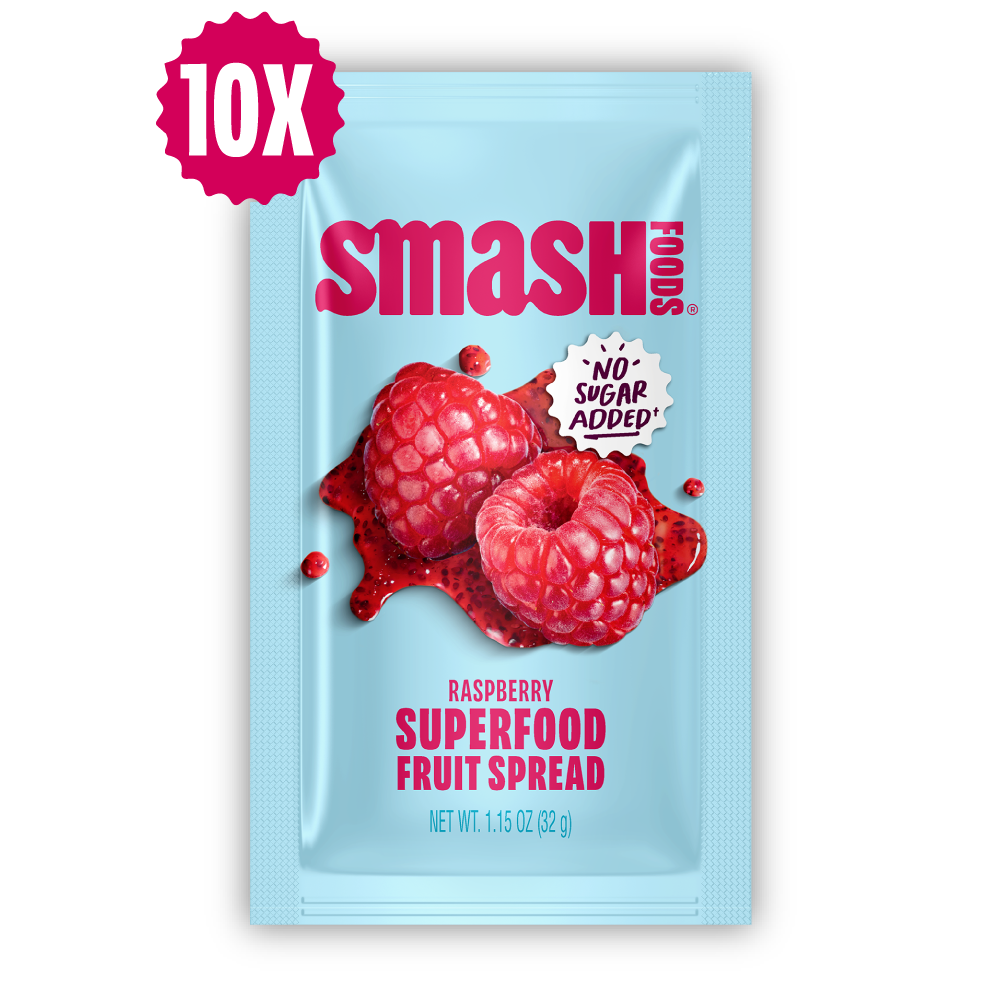 Raspberry Superfood Fruit Spread Single Serve | Box of 60
