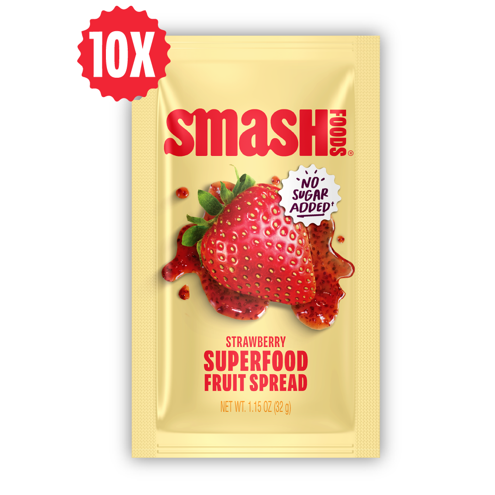 Strawberry Superfood Fruit Spread Single Serve | Box of 60