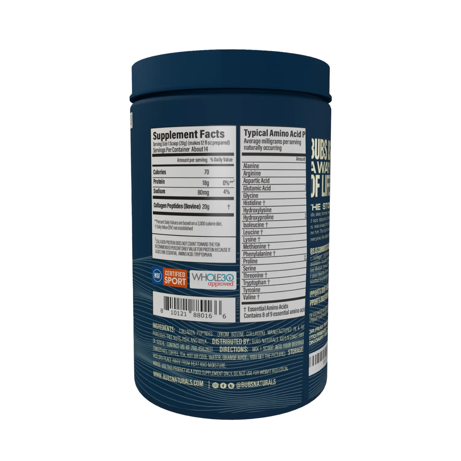 Collagen Peptides, 10oz CASE PACK (6)