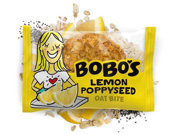 Bobos Lemon Poppyseed Oat Bites (30 Count)