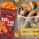 Uglies Bar-B-Que Kettle Potato Chips 2oz (24ct)