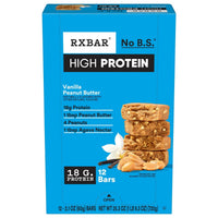 RXBAR High Protein - Vanilla Peanut Butter (12 Bars)