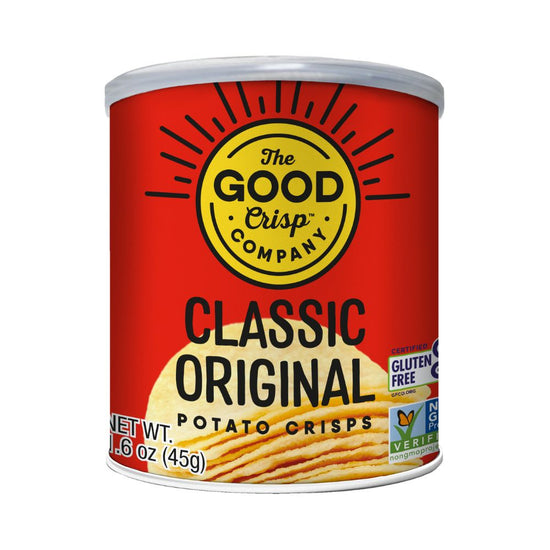 The Good Crisp Classic Original Potato Crisps Grab & Go Can 1.6oz (12ct)