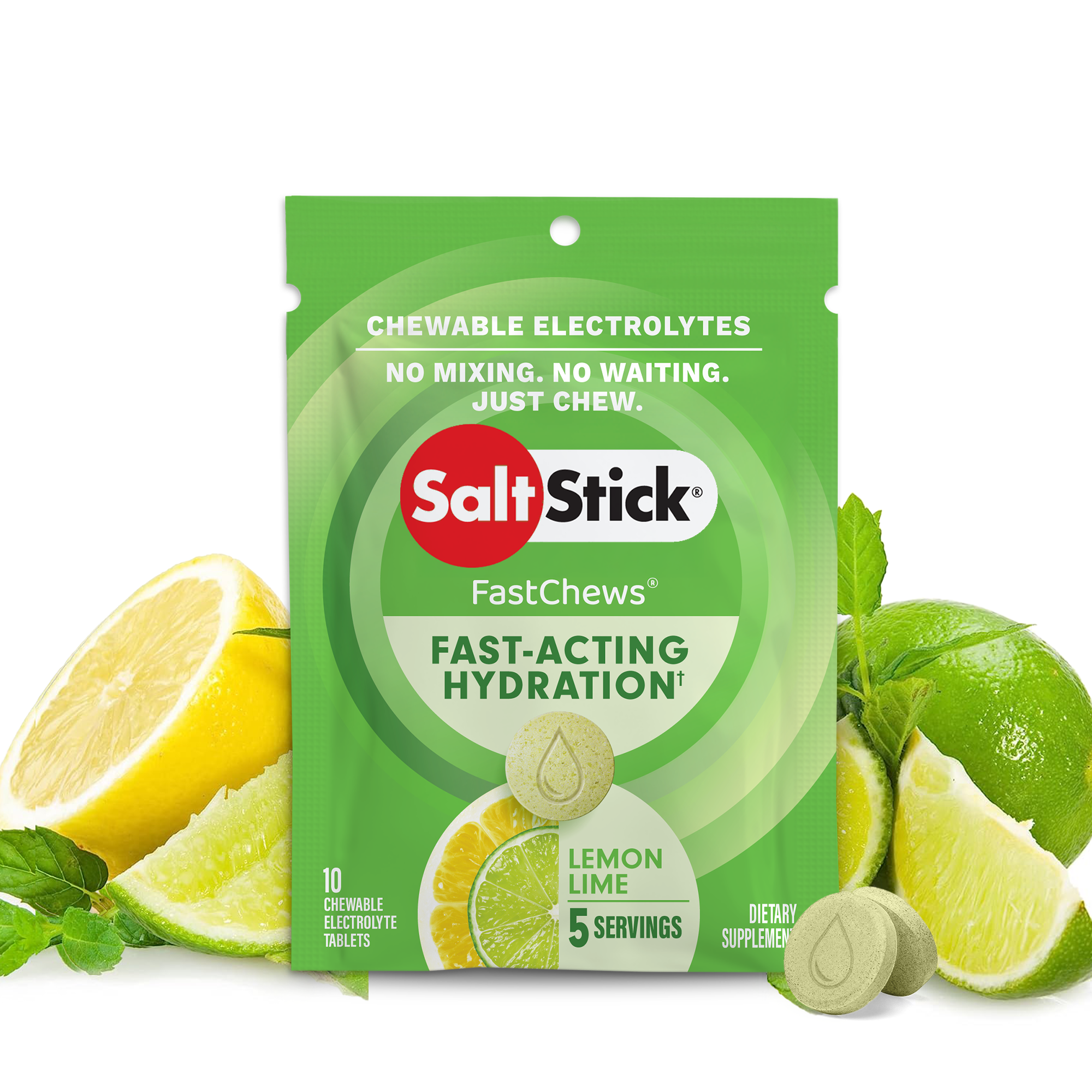 SaltStick FastChews Lemon-Lime
