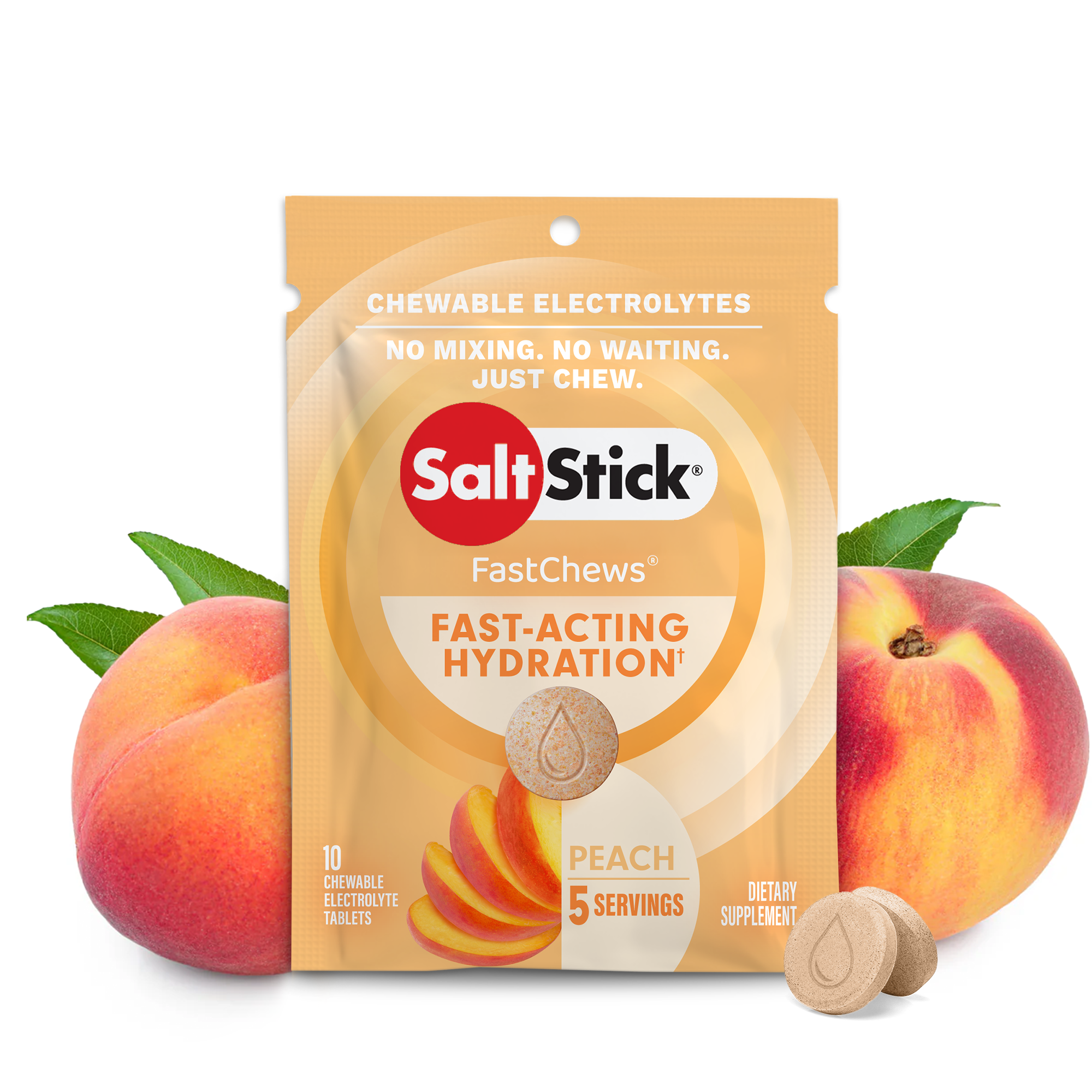 SaltStick FastChews Peach