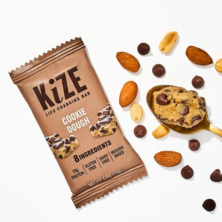 Kize Cookie Dough, Protein Snack Bar, 1.5oz, 20 Bars