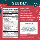 SEEDLY, Peppermint, Dark Chocolate Bark, 3.6 Oz.