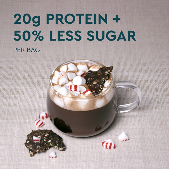 SEEDLY, Peppermint, Dark Chocolate Bark, 3.6 Oz.