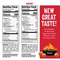 Ready Protein Puffs - Barbecue (6 x 2.5 Serving Bags)