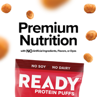 Ready Protein Puffs - Barbecue (6 x 2.5 Serving Bags)