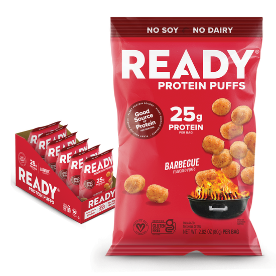 Ready Protein Puffs - Barbecue (6 x 2.5 Serving Bags)