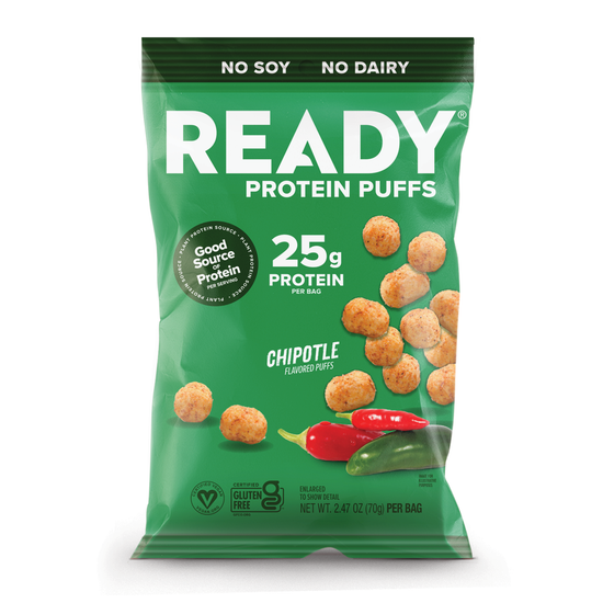 Ready Protein Puffs - Chipotle (6 x 2.5 Serving Bags)