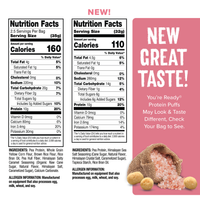 Ready Protein Puffs - Pink Himalayan Sea Salt (6 x 2.5 Serving Bags)