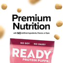 Ready Protein Puffs - Pink Himalayan Sea Salt (6 x 2.5 Serving Bags)