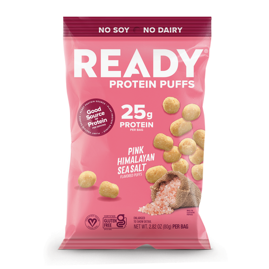 Ready Protein Puffs - Pink Himalayan Sea Salt (6 x 2.5 Serving Bags)