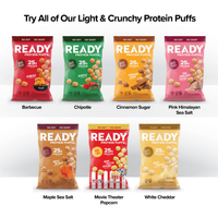 Ready Protein Puffs - Movie Theater Popcorn (6 x 2.5 Serving Bags)