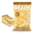 Ready Protein Puffs - White Cheddar (6 x 2.5 Serving Bags)