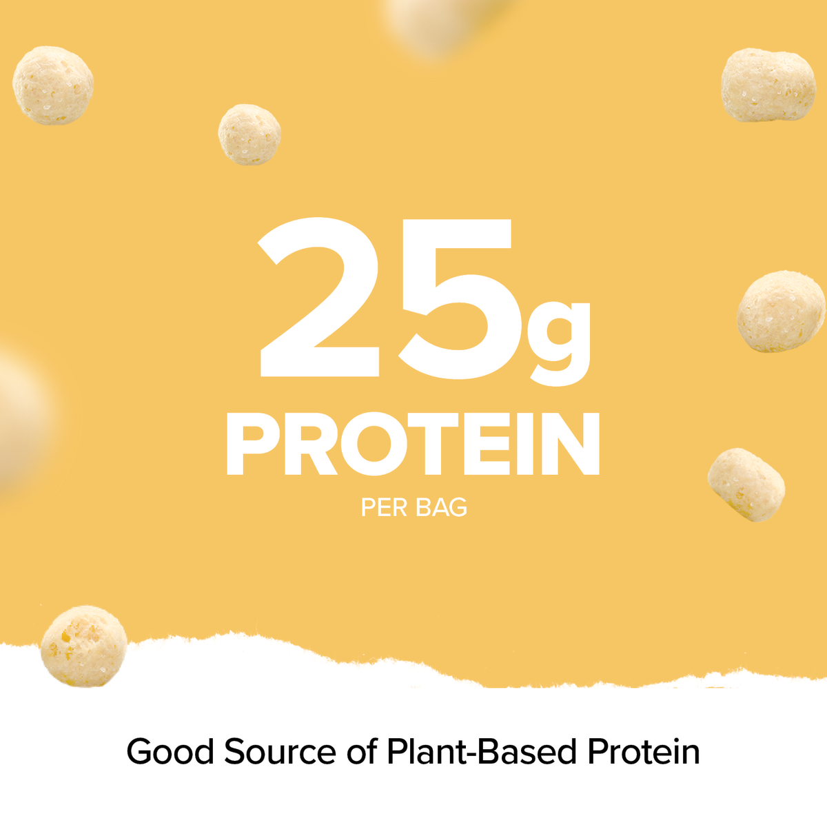 Ready Protein Puffs - White Cheddar (6 x 2.5 Serving Bags)