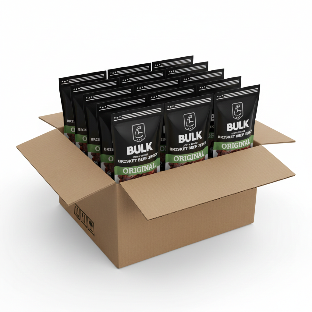 BULK All-Natural Original Brisket Jerky (Bulk sizes available)