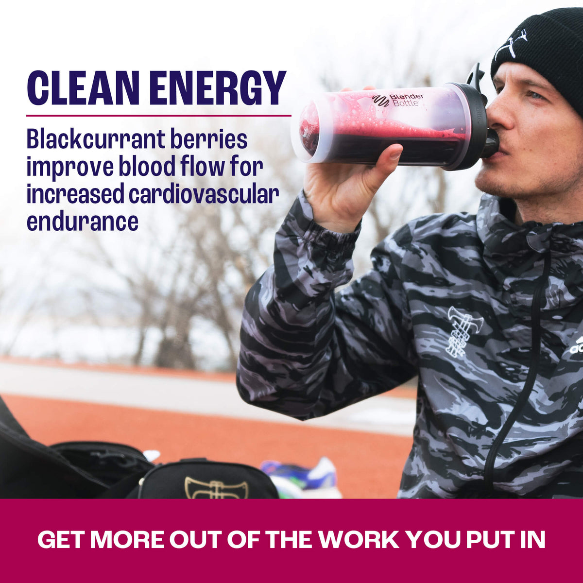 2before Blackcurrant Pre-Workout - Caffeine Free - 20 Serving Pouch